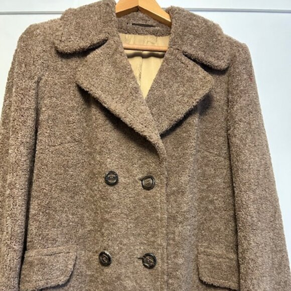 Vintage Alpaca Double Breasted Coat 1970ish - Picture 11 of 11